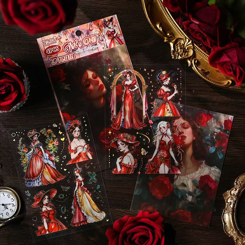 B-3 PET Sticker Nostalgic Memories Series