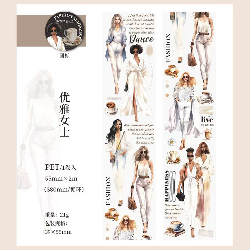 A-45  PET Tape Fashion Magazine Series