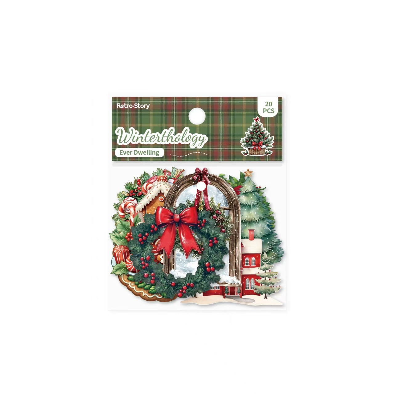 B-8 Winter Tales Series Christmas Decorative Stickers